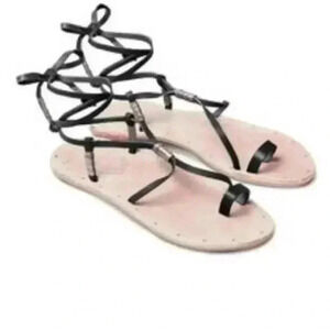 🆕beek + Vitamin A Toe Ring Gladiator Bluebird Sandal Size 6 NEW | NWOB